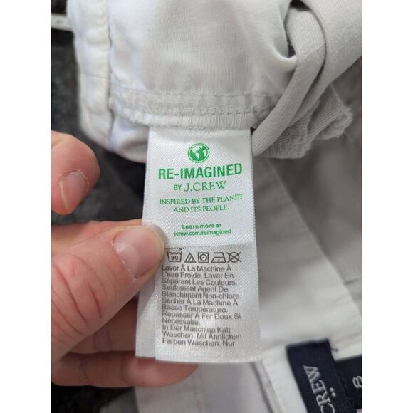 J. Crew (Factory ) 5" classic chino shorts women's‎ 8 gray preppy casual coastal - Picture 5 of 7